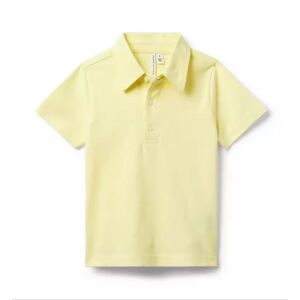 Janie and Jack The Classic Pique Polo in Sunny Yellow Size 12/18 Months